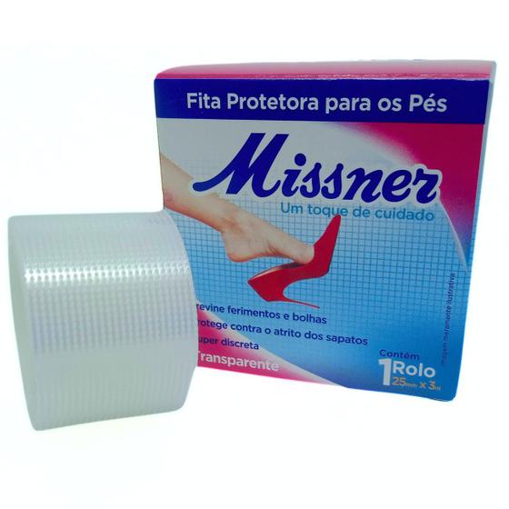 Imagem de Fita Adesiva Para Colocar No Pé Protege Calçado Tênis Sapato Alivia Dor Dores Calcanhar Previne Bolhas E Calos