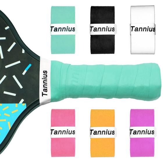 Imagem de Fita adesiva Pickleball Paddle Grip Tannius, pacote com 6 cores mistas