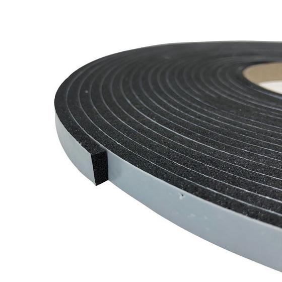 Fita Adesiva Preta Espuma de Vedação Fresta 05x10mm 10mt Menor preço em Fita Adesiva Preta Espuma de Vedação Fresta 05x10mm 10mt