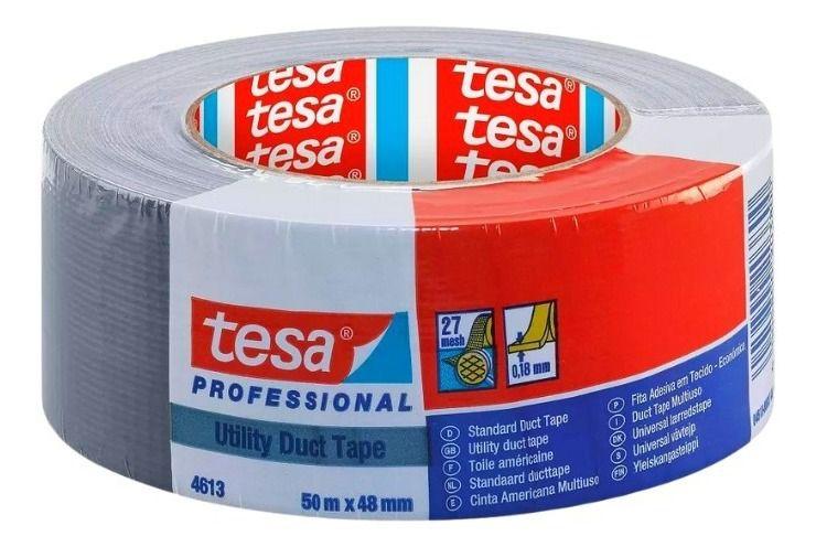 Imagem de Fita Adesiva Profissional Silver Tape 50mx48mm Prata Tesa
