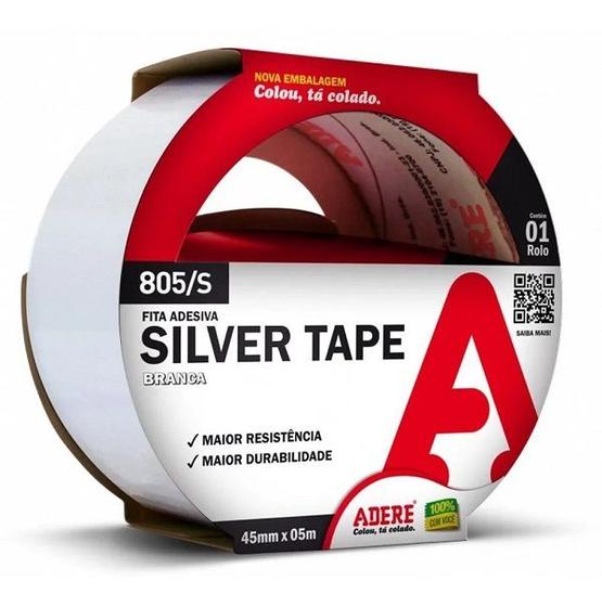 Imagem de Fita Adesiva Silver Tape 45MM X 5M Adere