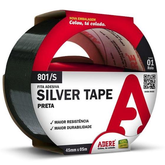 Imagem de Fita Adesiva Silver Tape 45MM X 5M Adere