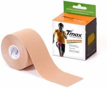 Imagem de Fita Adesiva Tmax Bandagem Funcional Elástica Fisioterapia