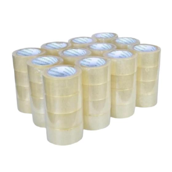 Fita Adesiva Transparente 45Mm X 100 Metros - 30 Unidades Menor preço em Fita Adesiva Transparente 45Mm X 100 Metros - 30 Unidades
