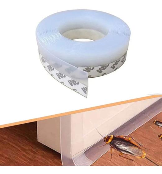 Fita Adesiva Veda Freta De Porta Janela 5m X 3,5cm Fita Silicone Protetora Para Casa Menor preço em Fita Adesiva Veda Freta De Porta Janela 5m X 3,5cm Fita Silicone Protetora Para Casa