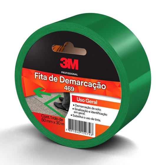 Imagem de Fita Adesiva Verde 469 50mm X 30m 3m