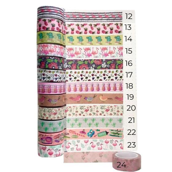 Imagem de Fita Adesiva Washi Tape - Nature - 15mmx5m BRW -1-un