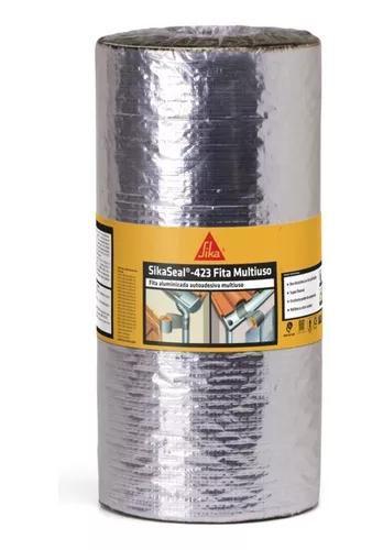 Imagem de Fita Aluminio Rolo 30cm c/10metros Espessura 0.60mm Sika