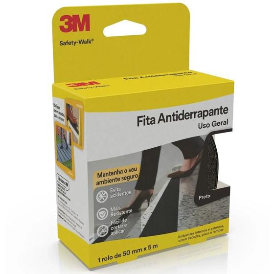 Imagem de Fita Antiderrapante 3M Safety-Walk 50mm X 5m Preto