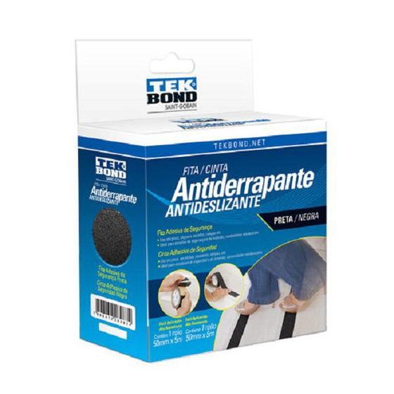 Imagem de Fita Antiderrapante Preta 50MmX5M 1Un TekBond