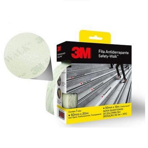 Imagem de Fita Antiderrapante Safety WALK Transparente 50MM X 20M