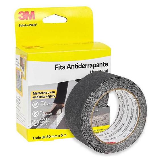 Imagem de Fita AntiderrapanteCinza , 50mm x 5m Safety-Walk 3M