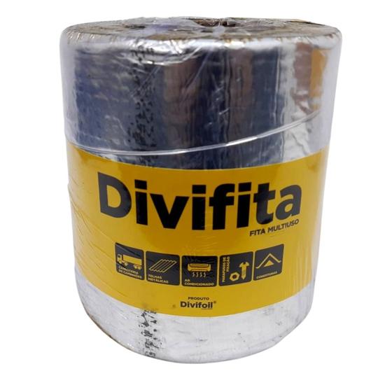 Imagem de Fita Asfáltica Aluminizada 15cmx10mt Impermeabiliza Telhado