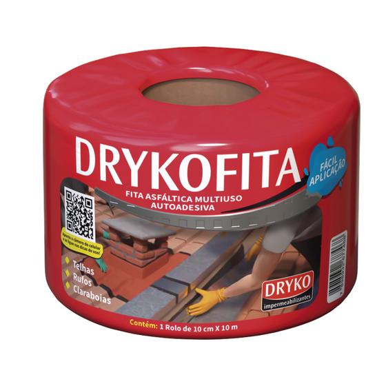 Fita Asfáltica Multiuso Impermeabilizante Alumínio 10cmx10m - DRYKO ...