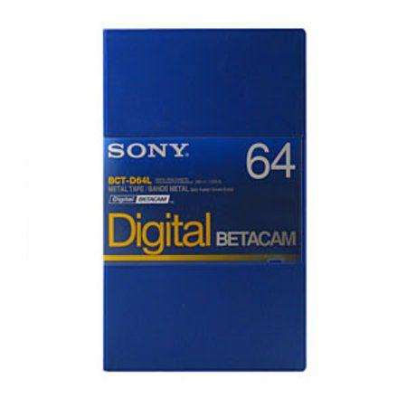 Imagem de Fita Betacam Sony BCT-D64L de 64 Minutos