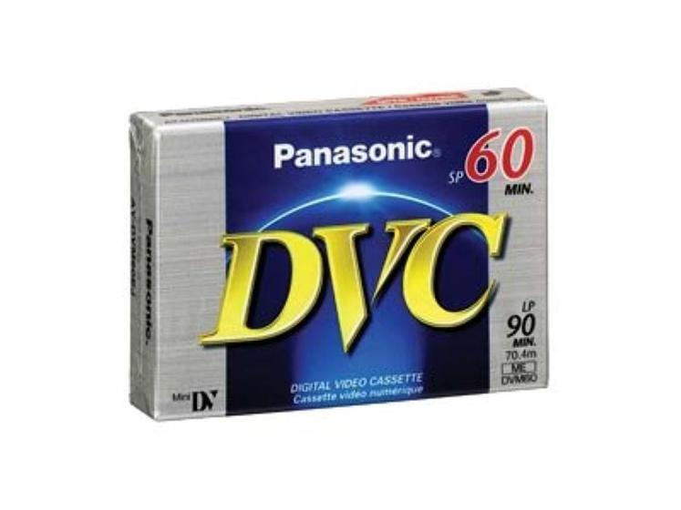 Imagem de Fita cassete MiniDV Panasonic AY-DVM60EJ 60 min (pacote com 5)