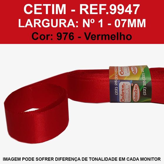 Imagem de FITA CETIM LISA SINIMBU 10MT REF.9946/07-MM/Nº1