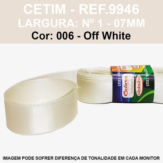 Imagem de FITA CETIM LISA SINIMBU 10MT REF.9946/07-MM/Nº1