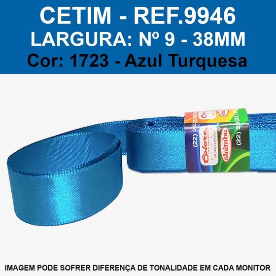 Imagem de FITA CETIM LISA SINIMBU 10MT REF.9946/38 MM/Nº9 -