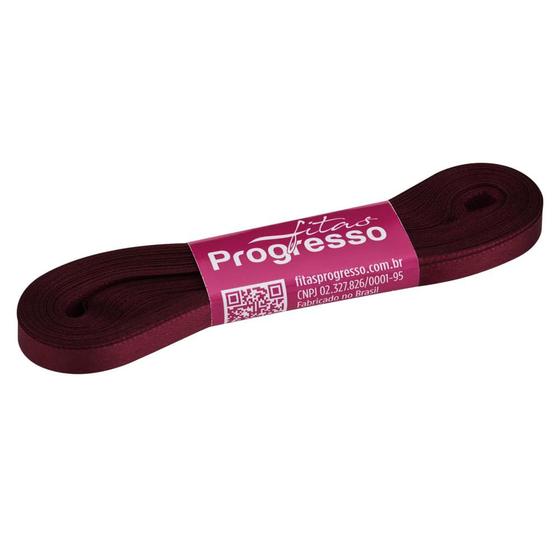 Imagem de Fita Cetim Marsala 1355 7mm Nº 001 10 metros Progresso