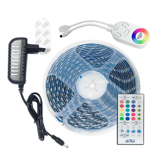 Imagem de Fita Colorida Led Rgb Smart Wifi Inteligente Decoração 5 Metros Com Controle Remoto - Aitek