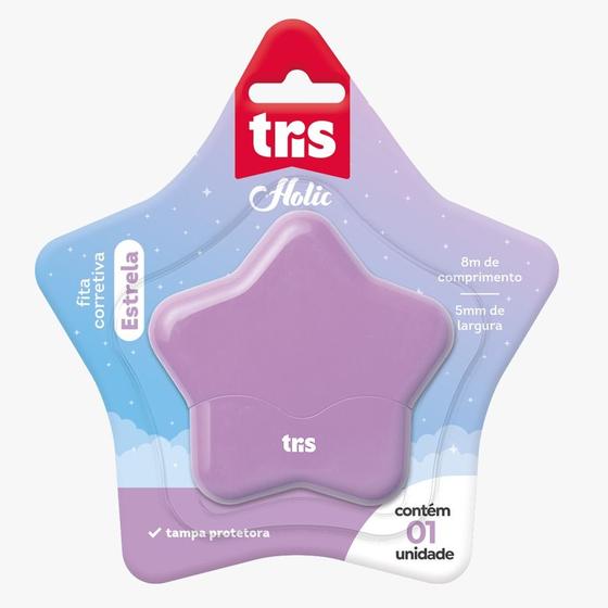 Imagem de Fita Corretiva Estrela Holic Dreamy 5mm x 8m - Tris