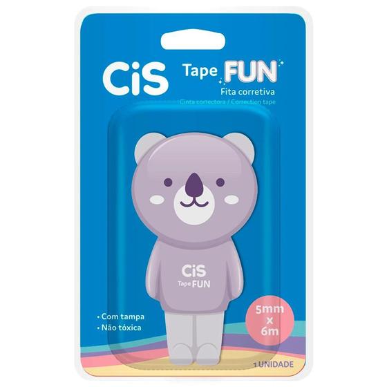 Imagem de Fita Corretiva Tape Fun 5mm x 6m Koala - Cis