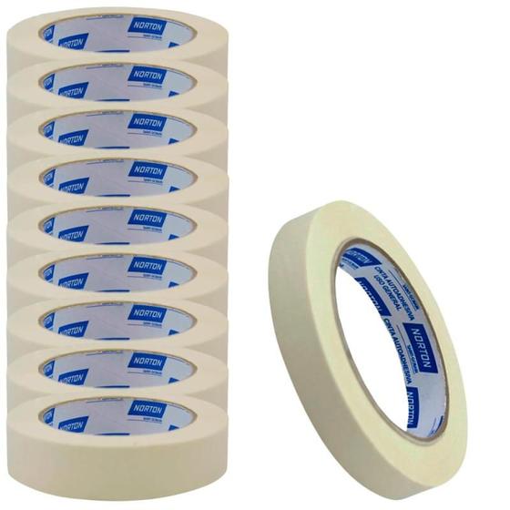Fita Crepe 24MM x 50M Kit Com 10 Unidades 66254482103 NORTON Menor preço em Fita Crepe 24MM x 50M Kit Com 10 Unidades 66254482103 NORTON