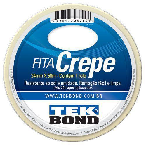 Imagem de Fita Crepe - 24Mm X 50M - Tekbond