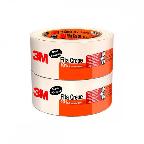 Imagem de Fita Crepe 3M 101La Uso Ger.48X50M - kit C/2 RL