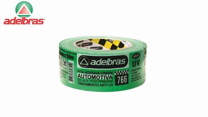 Imagem de Fita Crepe Adelbras Automotiva 766 18mm X 50mm