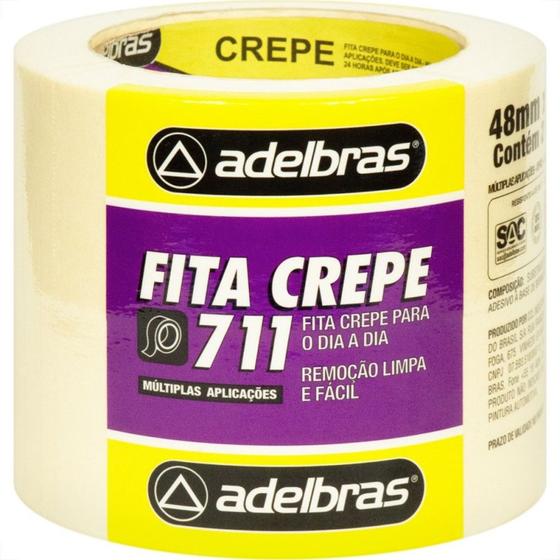 Imagem de Fita Crepe Adelbras Mask 48X40M  - Kit C/2