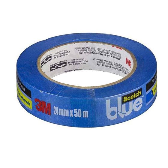 Imagem de Fita Crepe Scotch Blue 50 Metros 24 Mm 3M