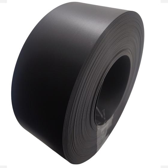 Imagem de Fita De Borda ABS Para Mdf Cinza Chumbo Matt Bernek 64mm X 1mm X 20m Acabamento Moveis Revestimento Resistente