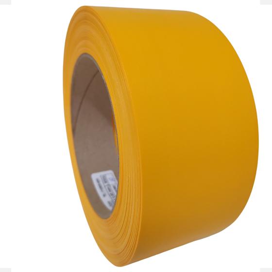 Imagem de Fita De Borda Pvc Para Formica Amarelo Cromo Real L523 64mm X 20m Acabamento Moveis Revestimento