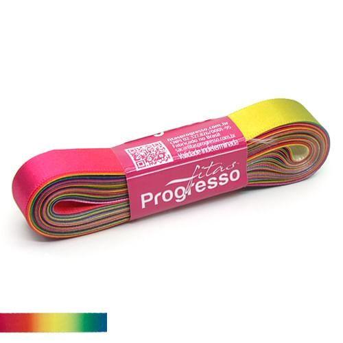 Imagem de Fita de Cetim Arco Íris Nº 03 15mm c/ 10 metros