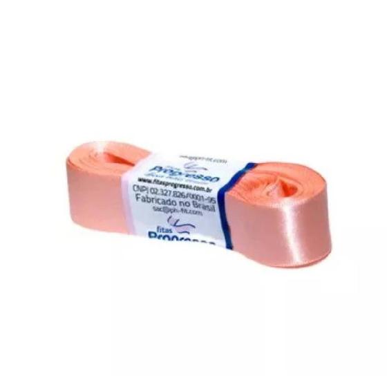 Imagem de Fita de Cetim Progresso 22mm nº5 - 10m Cor 392 Salmon - 1un