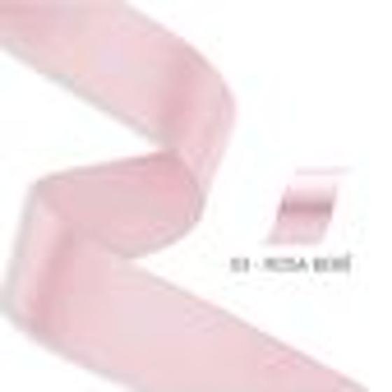 Imagem de Fita de Cetim Simples Najar 40/05 22mm x 10metros cor 03(rosa claro)