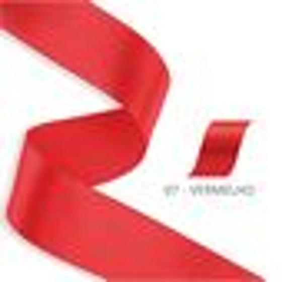 Imagem de Fita de Cetim Simples NAJAR N 03 15mm x 10metros  COR 07(VERMELHO)