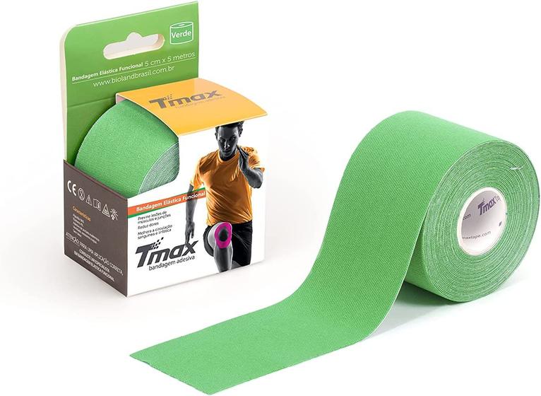 Imagem de Fita de Kinesio Bandagem Adesiva Tmax 5mX5cm - Diversas Cores