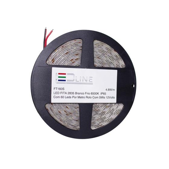 Imagem de Fita de Led 2835 Com Silicone 6000k Branco Frio Com 5 Metros 60led/m Ip65 Led Line
