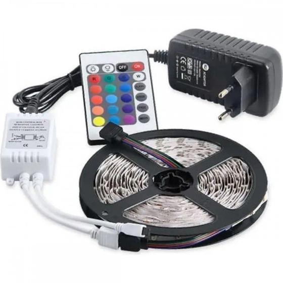 Imagem de Fita De Led Gaya 5050 - Ip20 Rgb Colorido 7,8W/M 12V. 5M - 9151