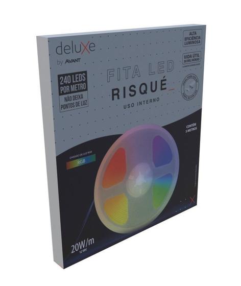 Imagem de Fita De Led Risqué 100W Rgb 12V 20W P/Metro 5 Metros Ip20 - Avant