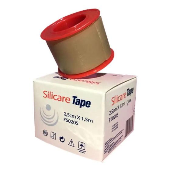 Fita de Silicone Adesiva Silicare Tape 2,5cmx1,5m Vita Medical Menor preço em Fita de Silicone Adesiva Silicare Tape 2,5cmx1,5m Vita Medical