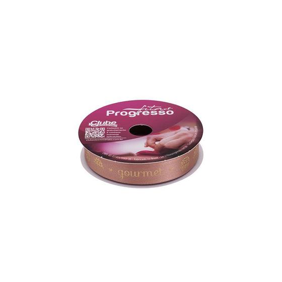 Imagem de Fita Decorativa em Cetim 15mm x 10 metros - Cor 355 - Brigadeiro Gourmet