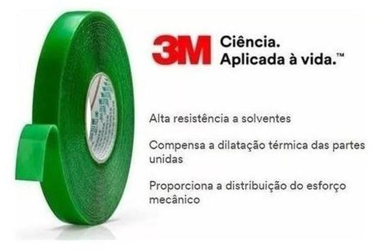 Imagem de Fita Dupla Face 3M Transparente VHB 4910 Fixa Forte 19Mm X 20Mts