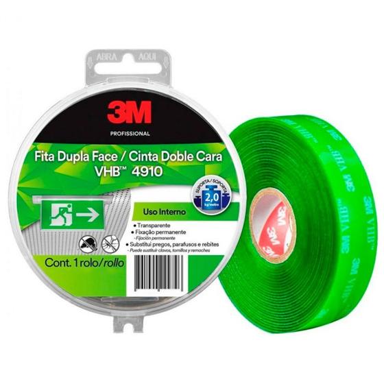 Imagem de Fita Dupla Face 3m Transparente Vhb 5 Metros