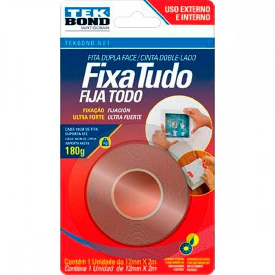 Imagem de Fita Dupla Face Acr/Tek 12X 2M/Ext