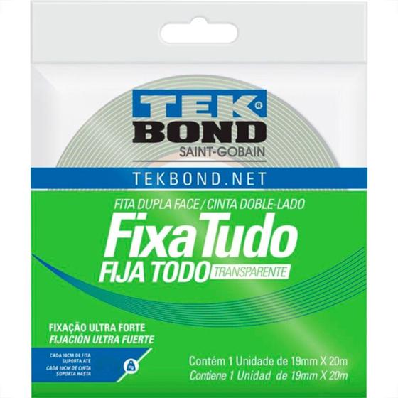 Imagem de Fita Dupla Face Acr/Tek 19X 20M/Int