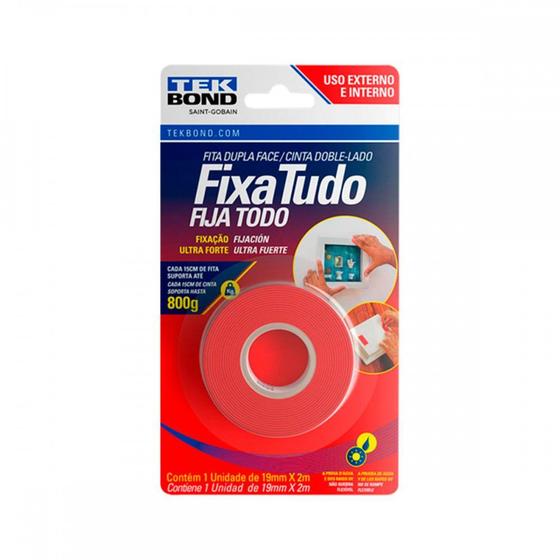 Imagem de Fita Dupla Face Acr/Tek 19X 2M/Ext